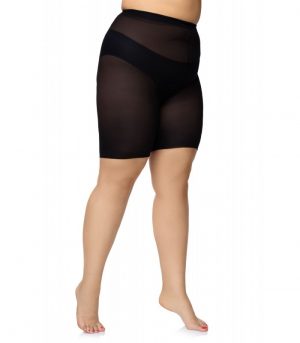 pantybroek zwart-grote maten
