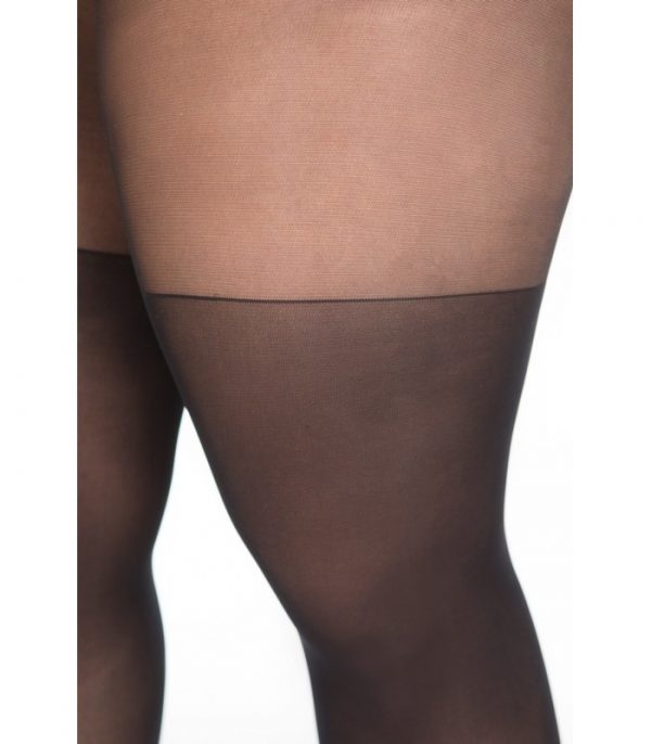 SizePlus Panty Overknee Design - 50 Den