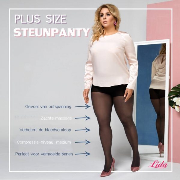 size plus panty | compressie panty | steunpanty