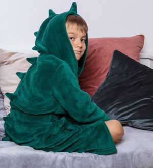 Kinderbadjas Gator - Fleece met kap