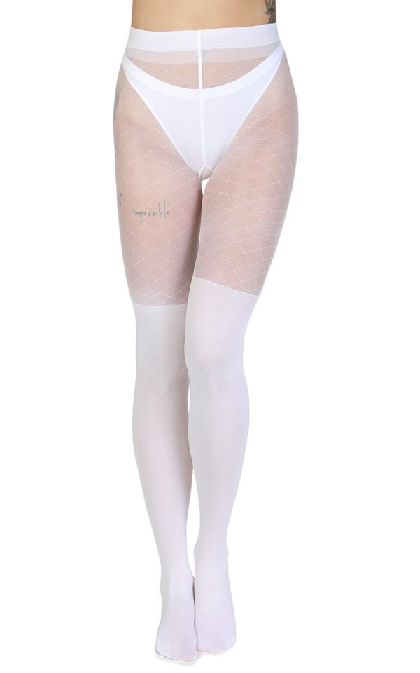 Panty Mia Overknee design-witte-panty-zomerpanty-Annes