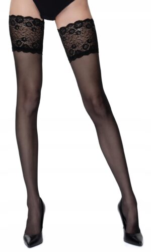 STAY-UP-KOUSEN-20-DEN-BOORD-15-cm-ZWART-Model-Eliza