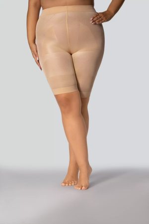 queen-size-smoothwear-shorts-beige- corrigerende shorts - grote maat