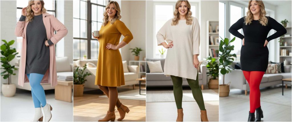 Opaque zwarte panty 100 denier – winterpanty van Leggielegz