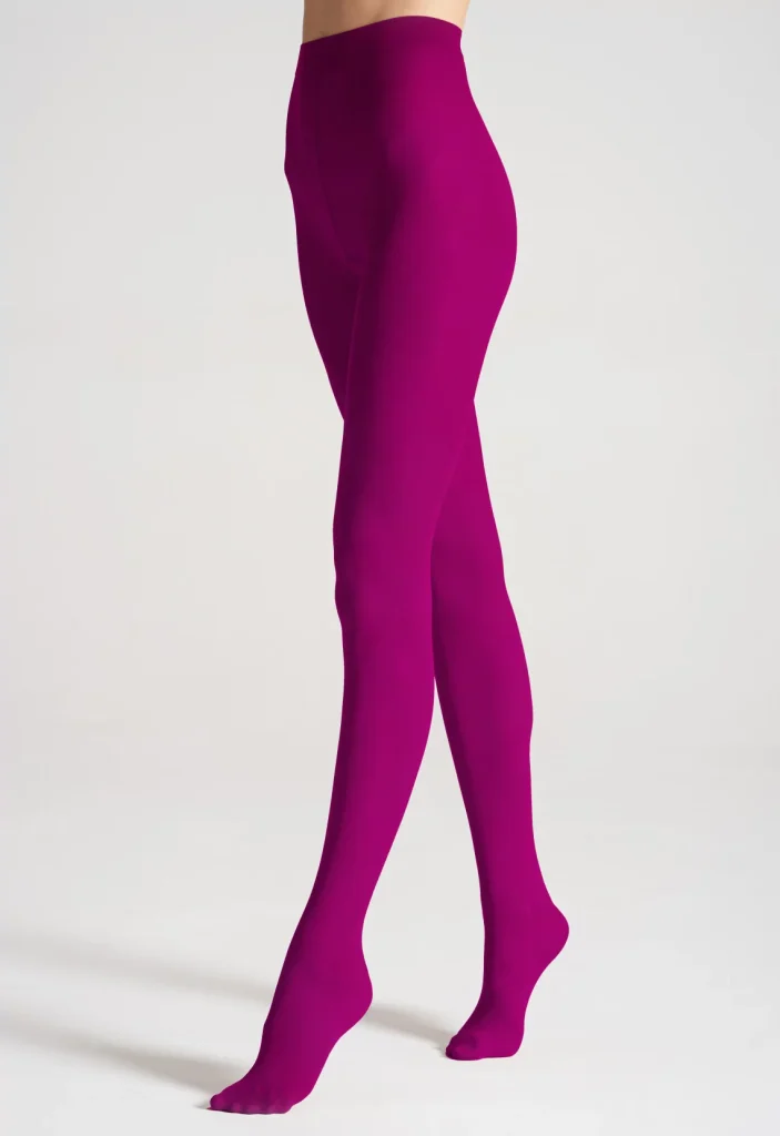 felgekleurde roze panty’s van Leggielegz – modieuze kleurencombinaties