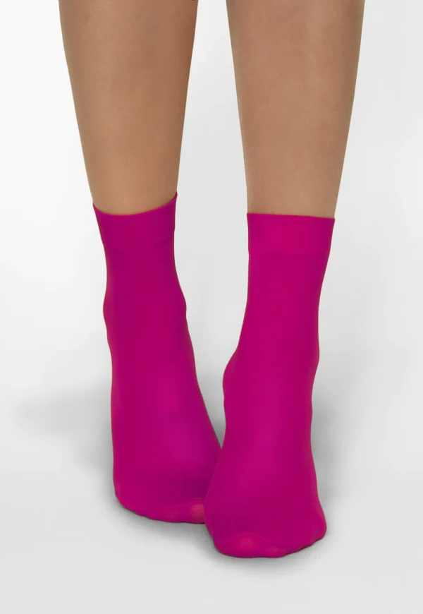 Katrin 40 den sokken -roze sokken - Sokken - Roos