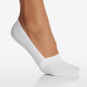 witte Mona AirFlow Kousenvoetjes – Onzichtbare & Ademende Footies (Anti-Afzak)