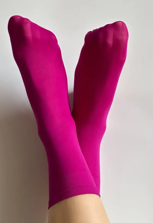 Katrin 40 den sokken -roze sokken - Sokken - Roos
