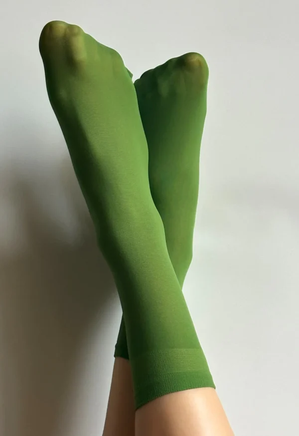 Katrin 40 den sokken - groene sokken - Sokken - groen