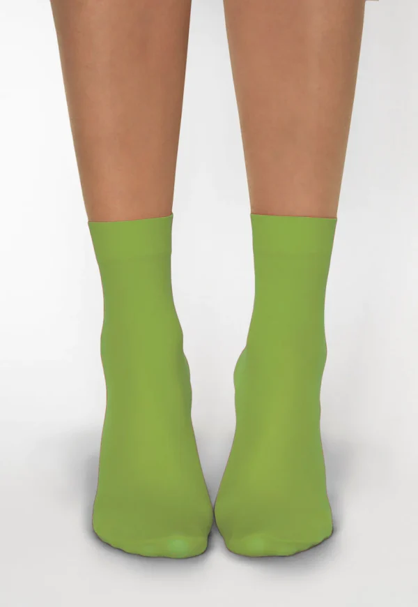 Katrin 40 den sokken -fel groene sokken - Sokken - groen
