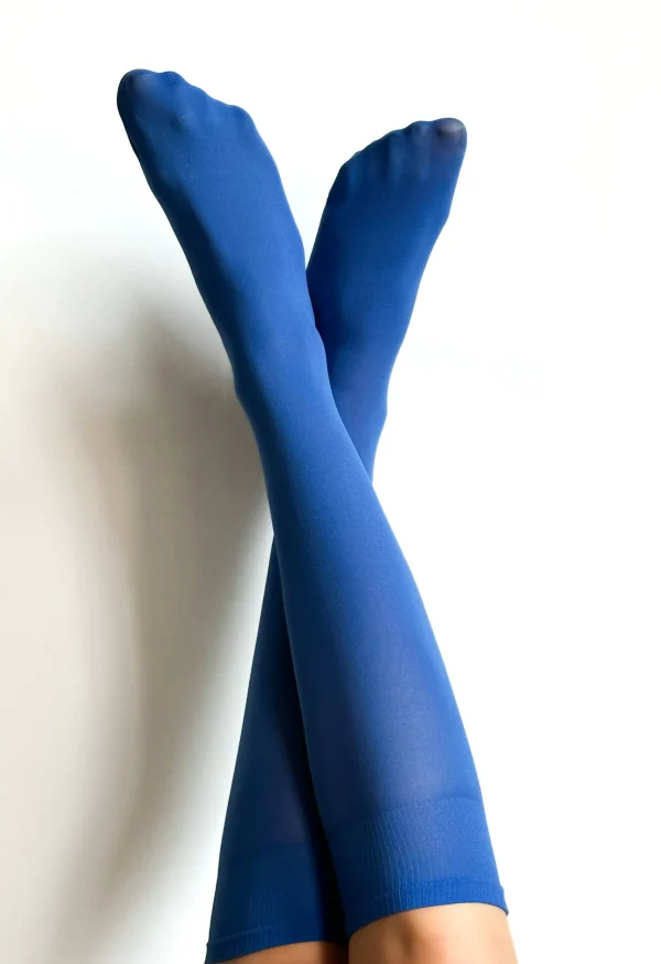 Kniekousen Atrament - Kniekousen blauw - KATRIN 40 DEN Kniekousen voor dames