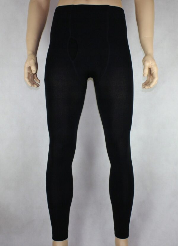 zwarte heren legging met Fleece