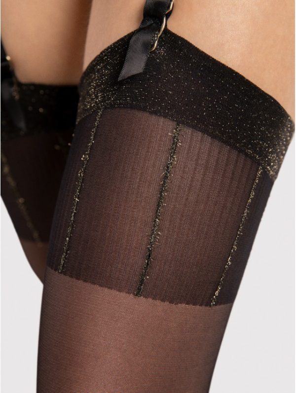 Hypnose jarretelkousen – schitter met subtiele glitter en onweerstaanbare allure.