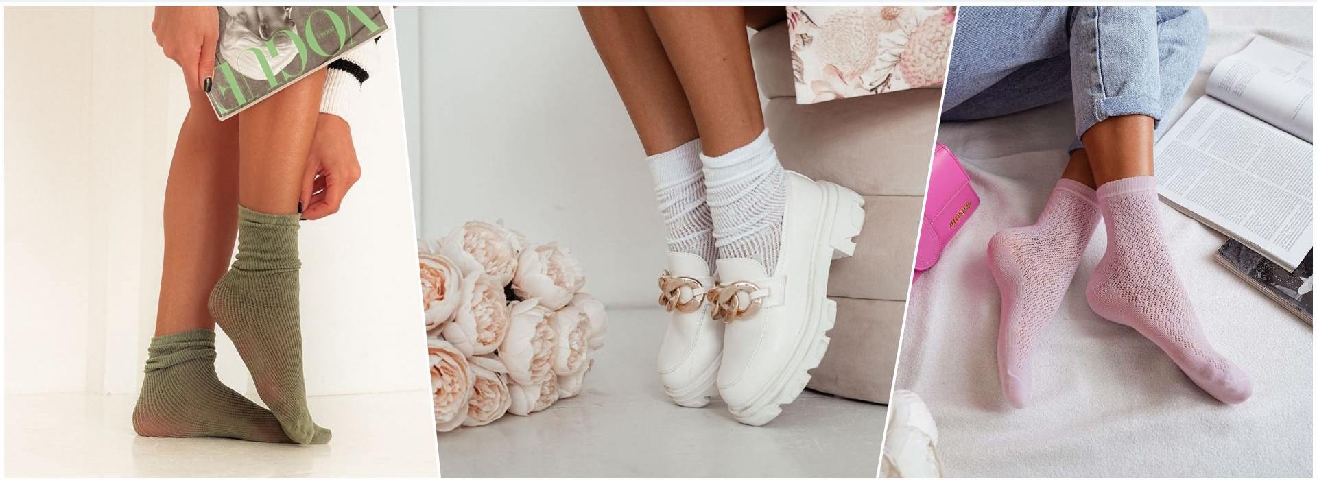 Zomersokken-roze sokken-witte-sokken