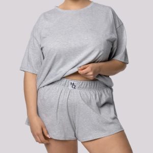 dames pyjama korte broek-